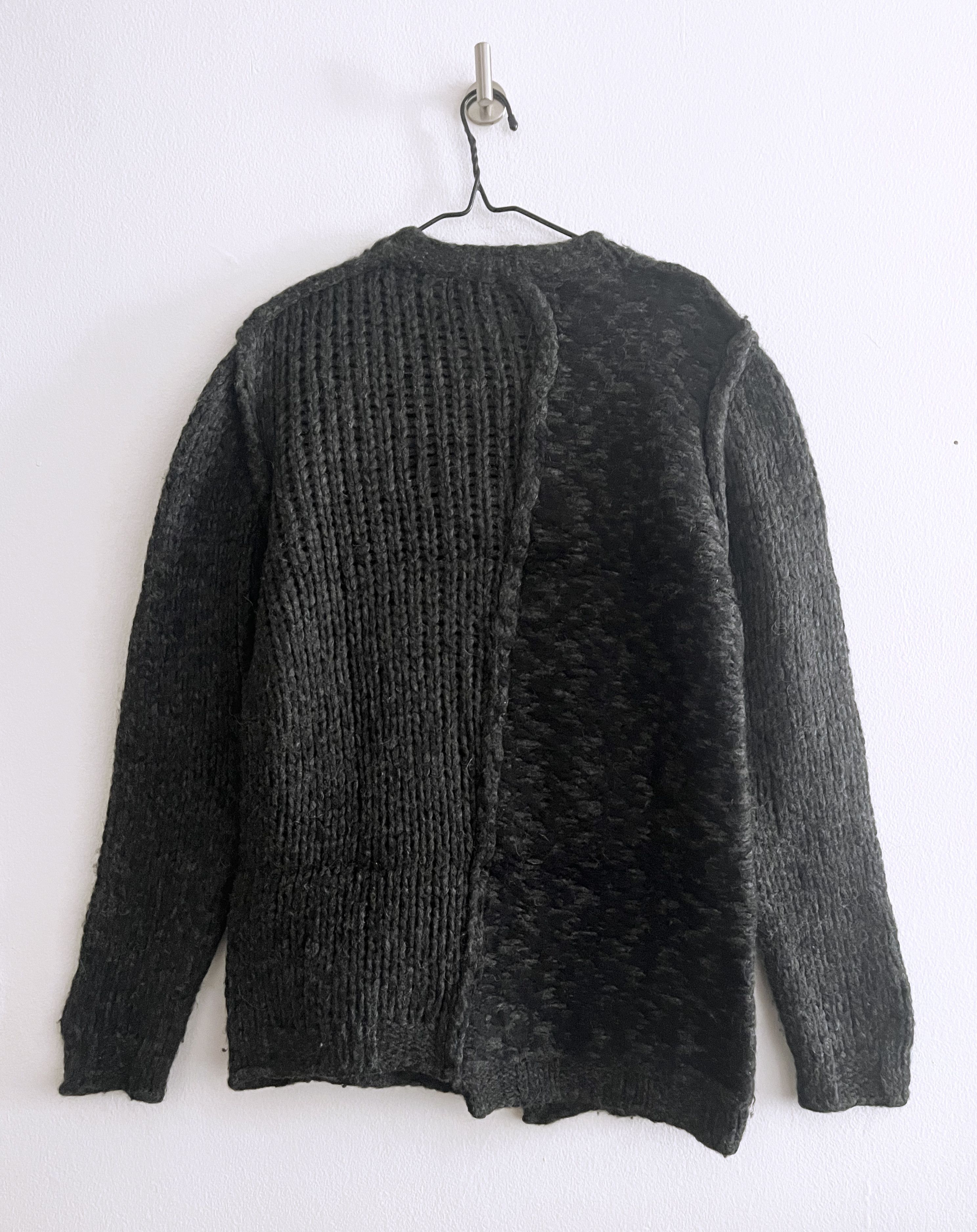 Isabel Benenato superfine alpaca knit sweater/ asymmetrical hem Size US S / EU 44-46 / 1 - 2 Thumbnail