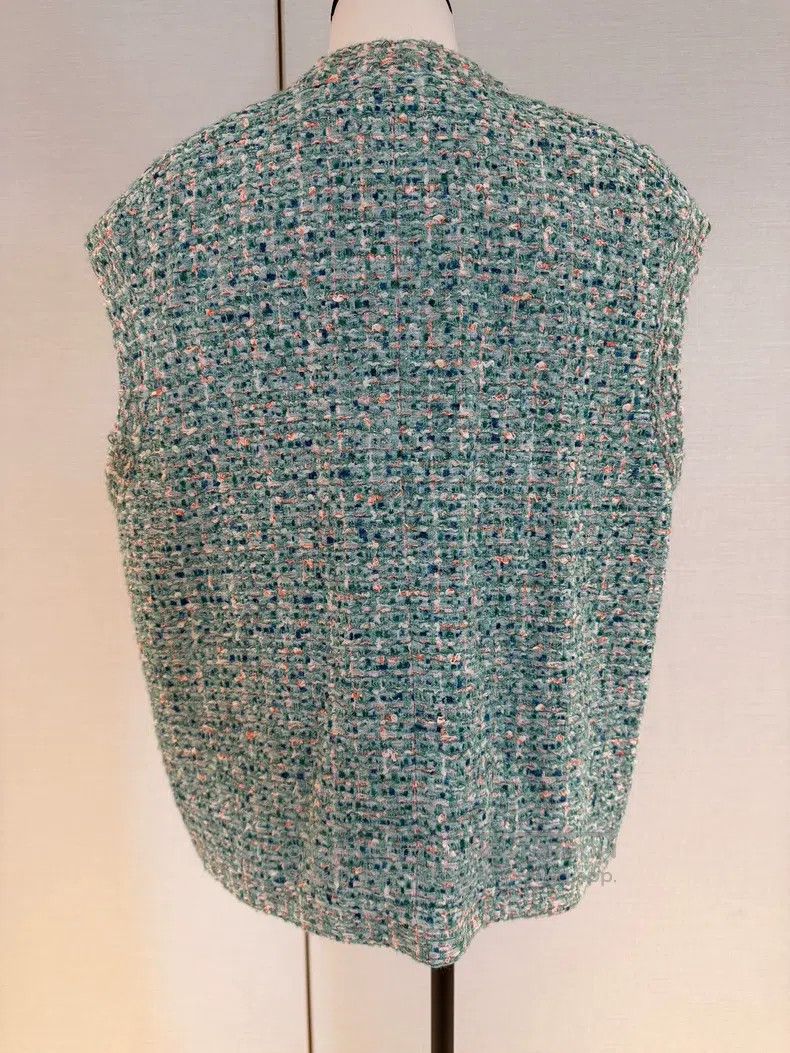 Chanel Chanel Green beach vest Size XS / US 0-2 / IT 36-38 - 2 Thumbnail