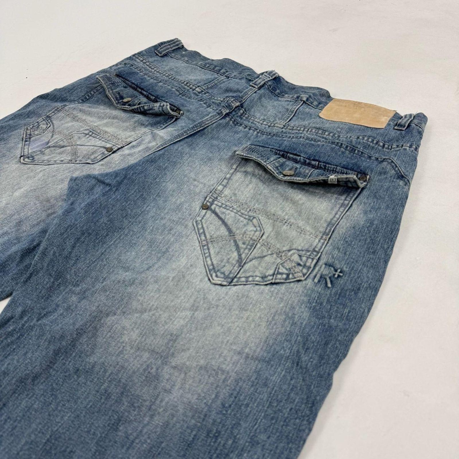 JNCO × Rocawear × Vintage Vintage y2k archive cyber rocawear baggy wide leg rare jeans Size US 42 / EU 58 - 2 Thumbnail