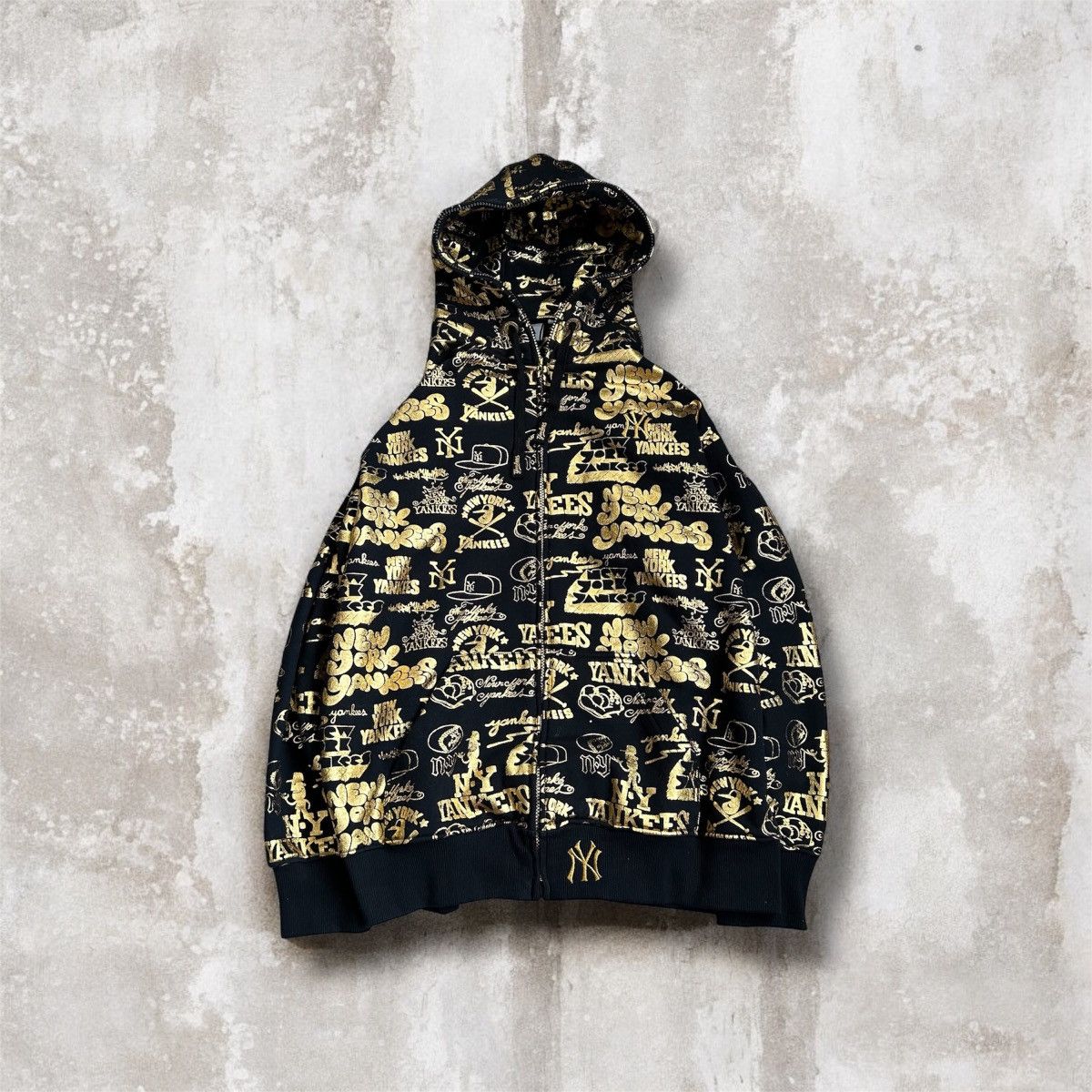 MLB × Majestic × New York Yankees Y2K Ny yankees zip hoodie majestic MLB Size US XL / EU 56 / 4 - 1 Thumbnail