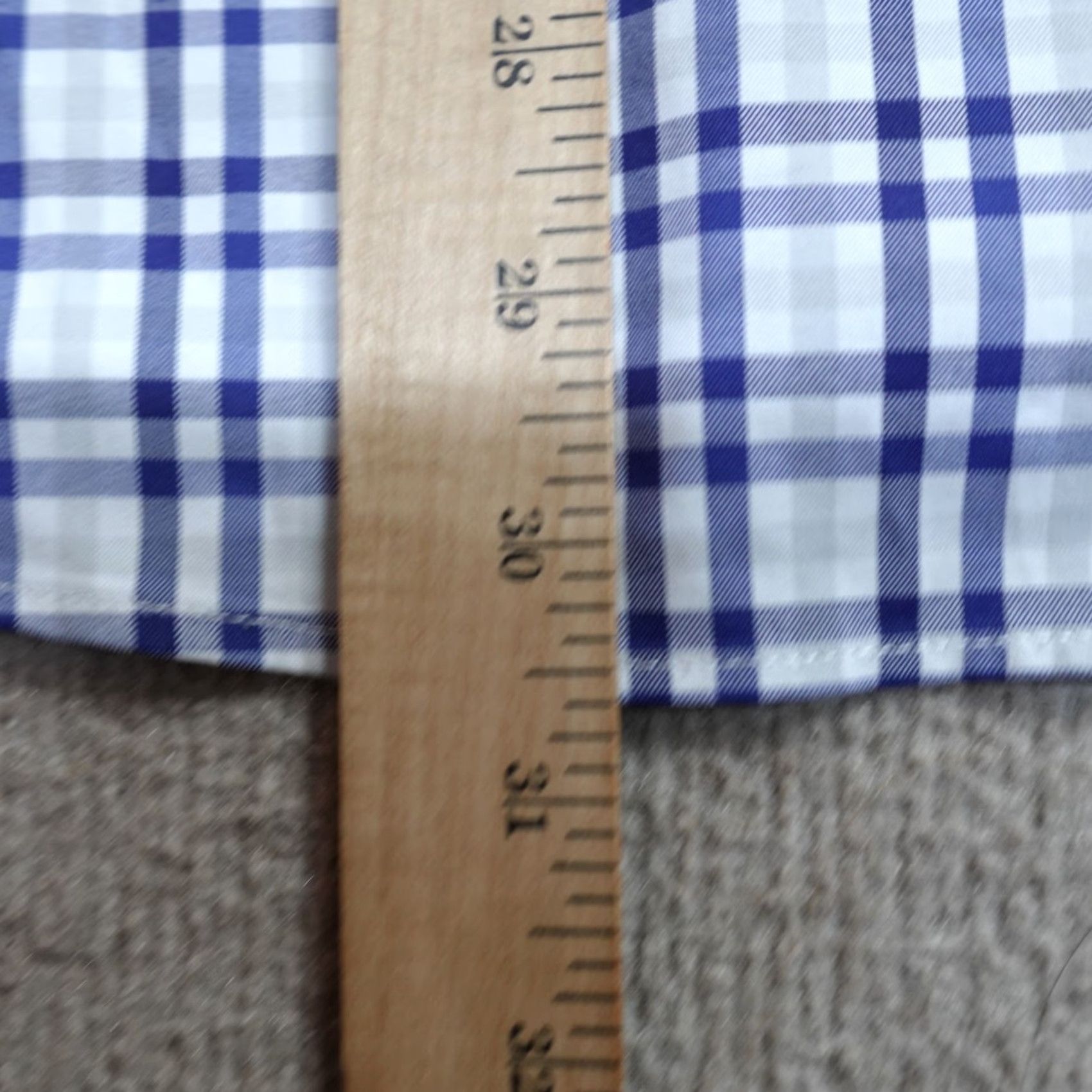 UNTUCKit UNTUCKit Shirt 3XL Blue Plaid Performance Nylon Elastane Allendale Shirt Men Long Sleeve Button-Up Collared Nylongal Flower Pattern Size US XXL / EU 58 / 5 - 6 Thumbnail