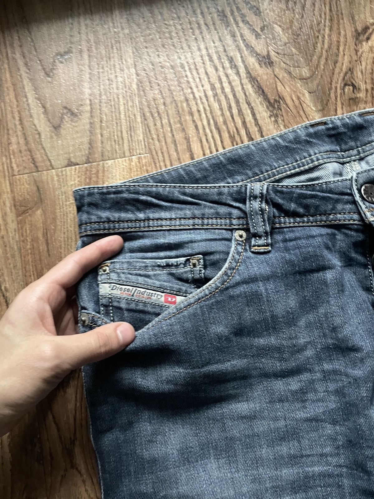 Diesel Diesel Safado Distressed Blue Jeans Vintage 00s Y2K Size US 33 - 4 Thumbnail
