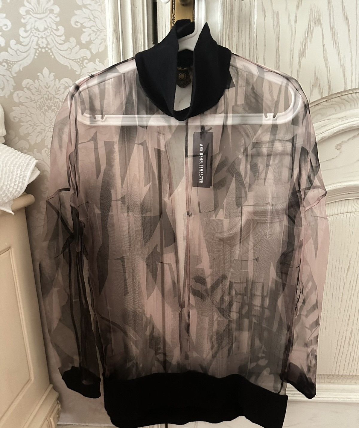 Ann Demeulemeester Ann Demeulemeester's runway-inspired silk geometric top Size XS / US 0-2 / IT 36-38 - 1 Thumbnail