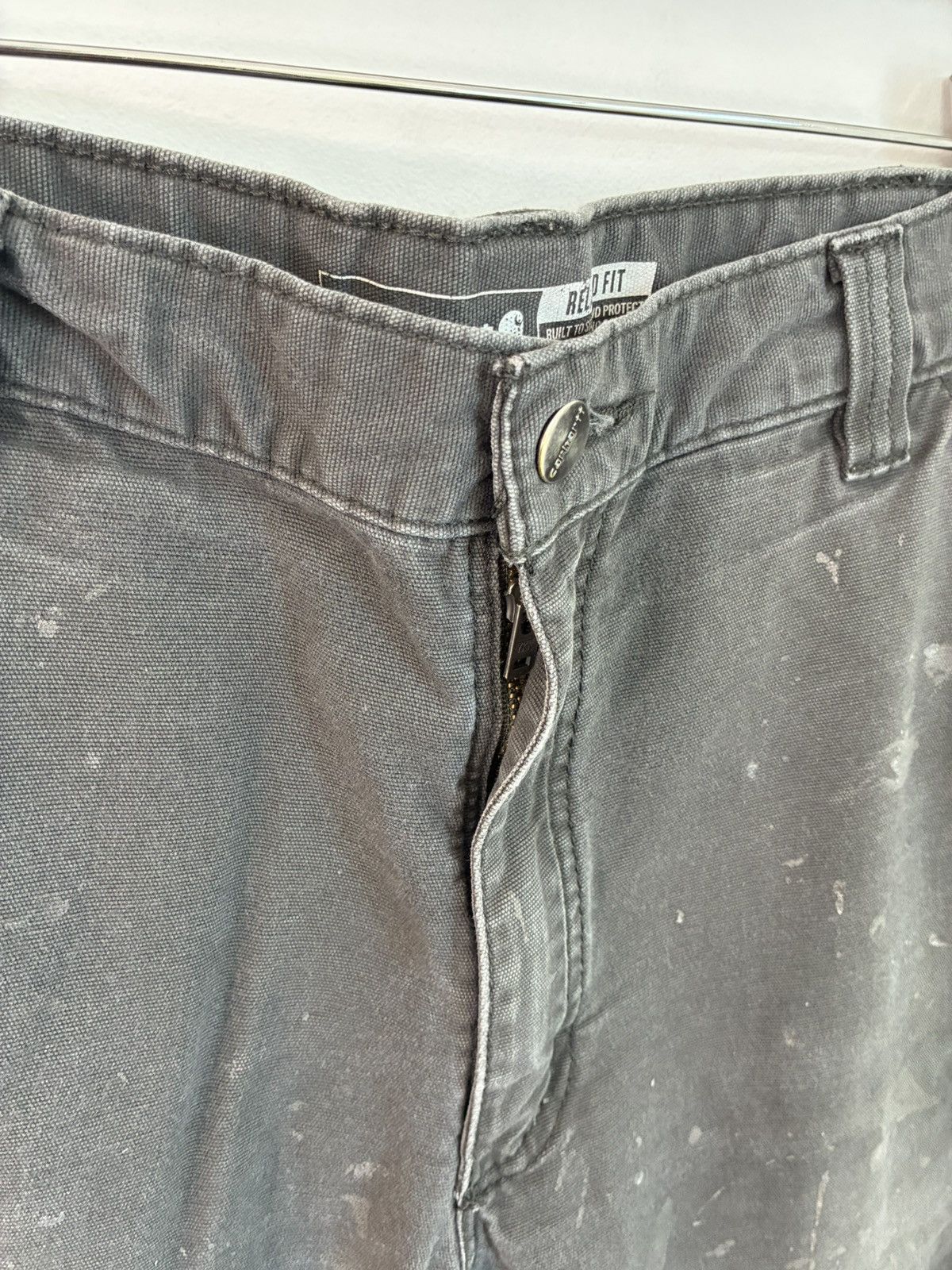 Carhartt Carhartt Thrashed Paint Stain Faded Work Pants Size US 34 / EU 50 - 4 Thumbnail