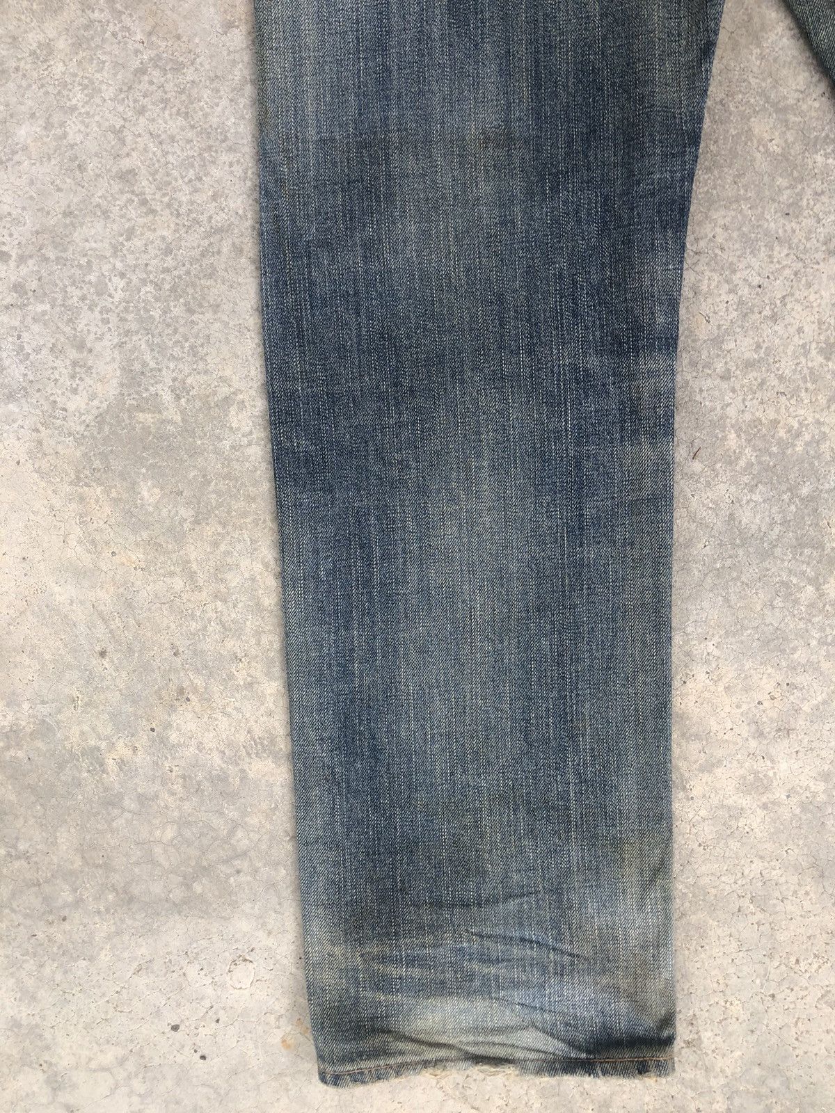 Kapital Vintage Edwin 505 Orange Tab Distressed Denim Size US 32 / EU 48 - 11 Thumbnail