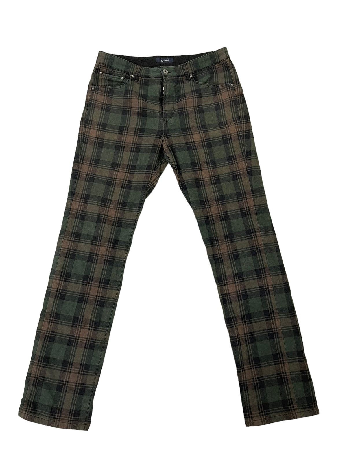 Japanese Brand Slim Check Pant Rageblue Stretch 7🟦0 Size US 33 - 7 Thumbnail