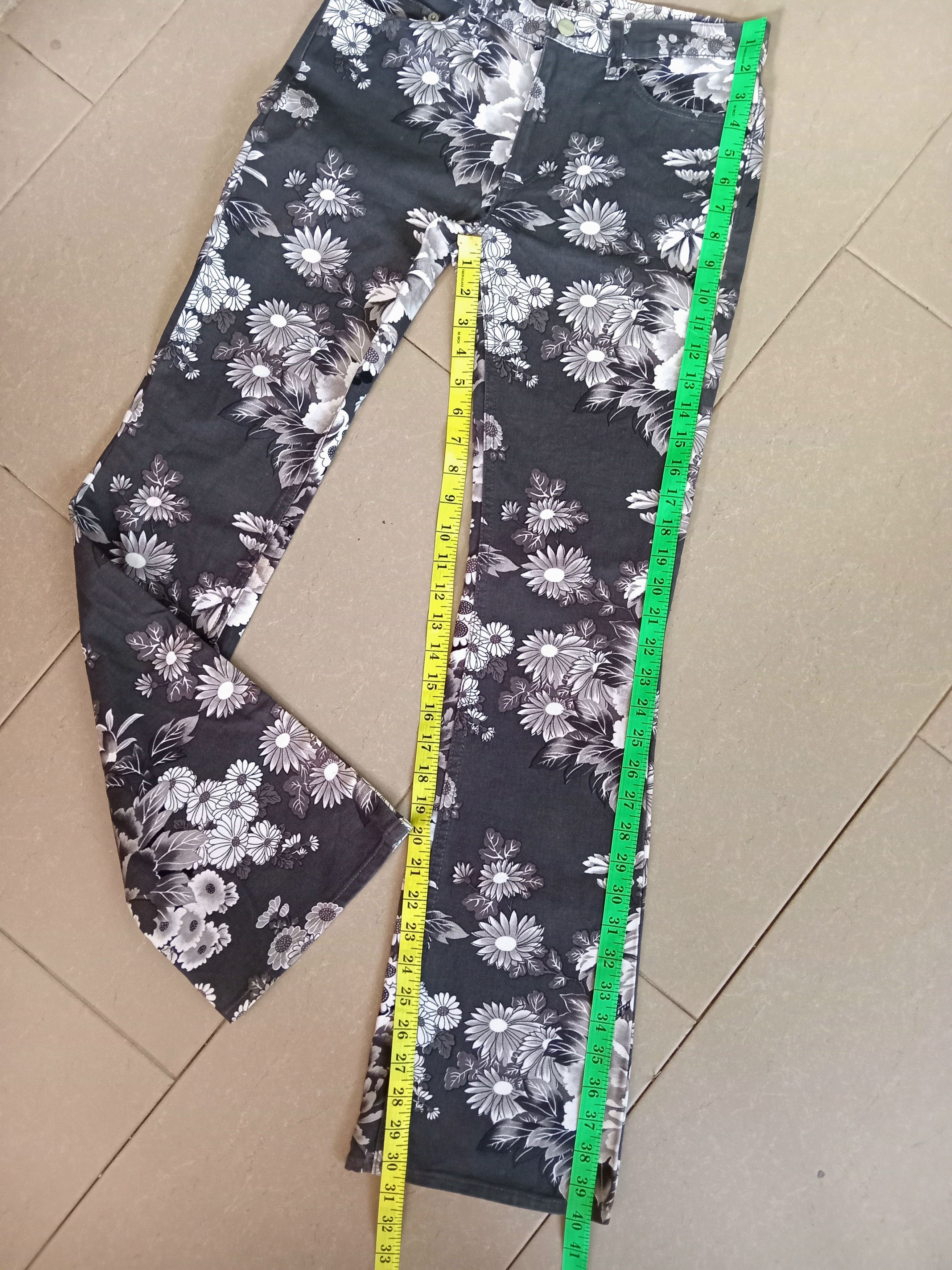Japanese Brand × Tornado Mart GLAMDY Japanese Tornado Mart Style Flare Flower Jeans Size US 29 - 3 Thumbnail