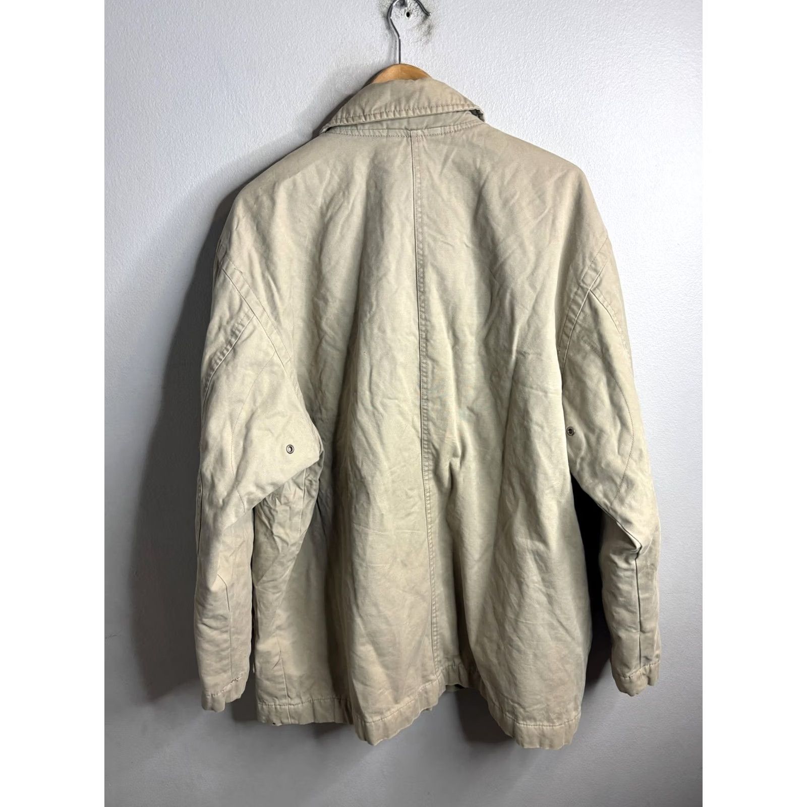 Aeropostale VINTAGE Aeropostale Jacket Mens XL Beige Canvas Military Field Hong Kong 90s Size US XL / EU 56 / 4 - 6 Thumbnail