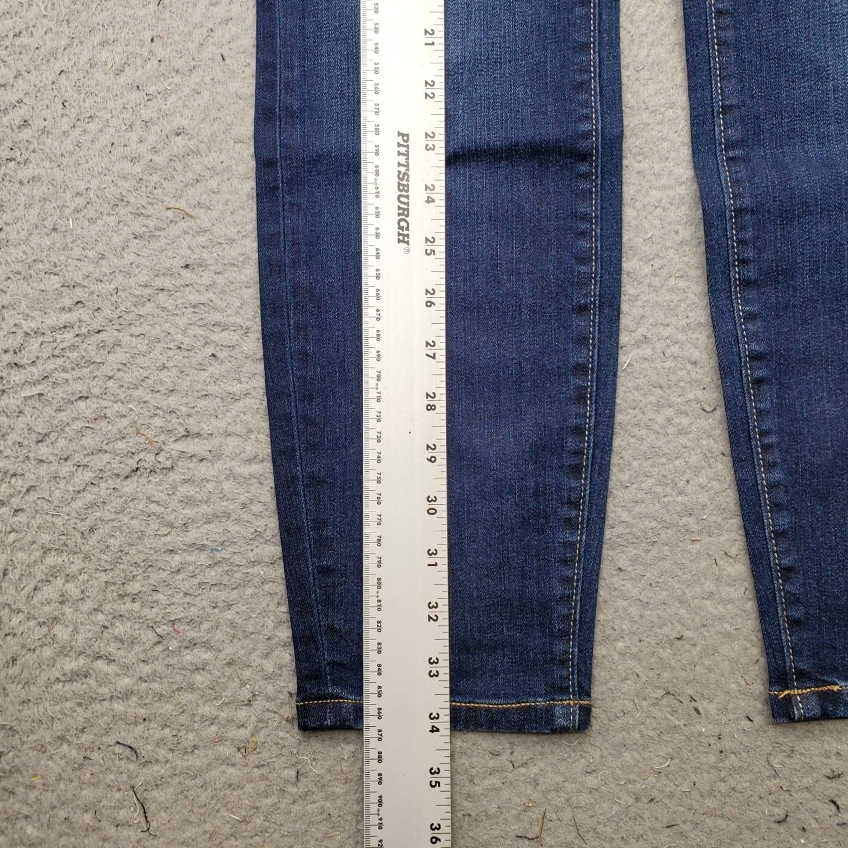 Loft LOFT Jeans Skinny Womens Size 2 Blue Denim 5-Pocket Streetwear Size 26" / US 2 / IT 38 - 3 Thumbnail