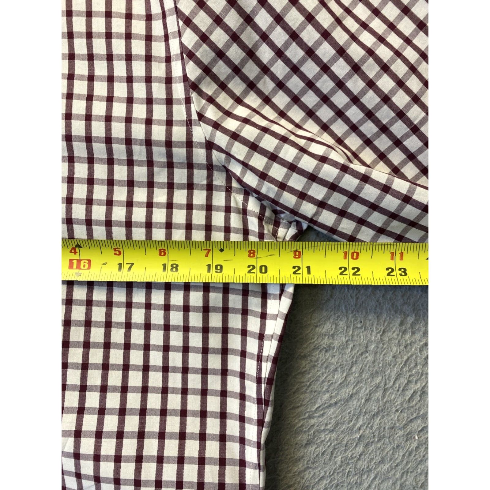 Bonobos Bonobos Slim Fit Button Down Shirt Mens Large Red Check Short Sleeve Casual Size US L / EU 52-54 / 3 - 3 Thumbnail