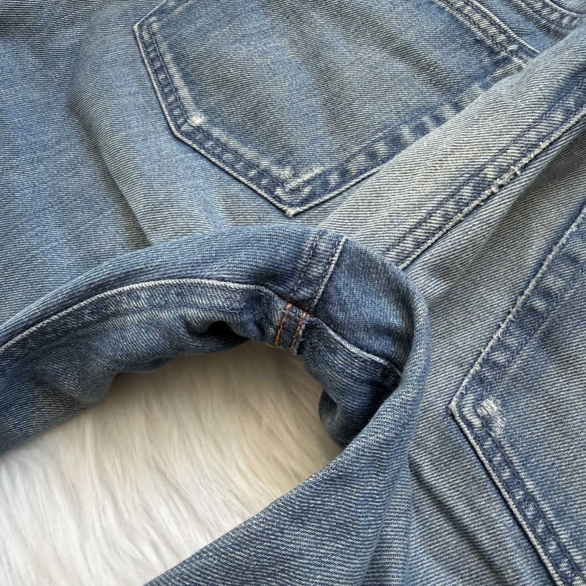 Diesel 📌 Crazy Diesel Flared Bootcut Vintage Y2K Washed Blue Denim Size US 34 / EU 50 - 16 Thumbnail