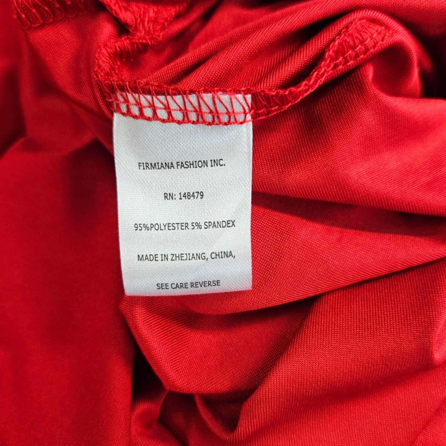 Vintage Lily by Firmiana Womens Top 3XL Solid Red Twisted Front Long Sleeve Shirt Blouse Womens Men? (No) Size XXL / US 16-18 / IT 52-54 - 5 Thumbnail