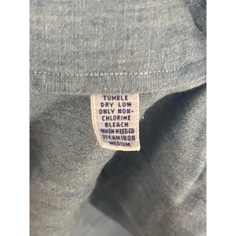 Ralph Lauren VTG 80s Ralph Lauren Shirt Blue Chambray Button Down Size US M / EU 48-50 / 2 - 5 Thumbnail