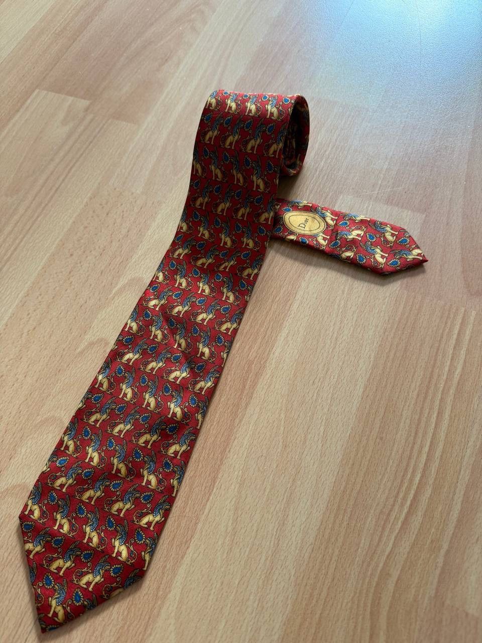 Christian Dior Monsieur Christian Dior Monseur Hand made tie Size ONE SIZE - 3 Thumbnail