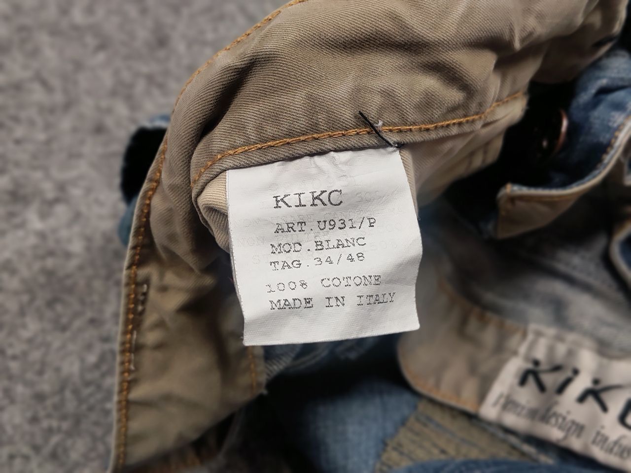 Japanese Brand VTG Y2K Japan Kick Distressed Faded Stretch Thunder Jeans Size US 34 / EU 50 - 19 Thumbnail