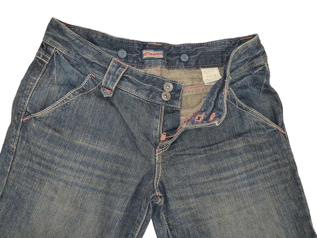 Japanese Brand Cotton Laundry Wideleg Denim Size 32" / US 10 / IT 46 - 4 Thumbnail