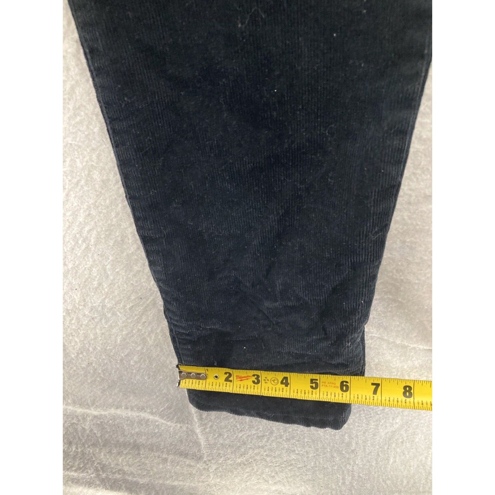 Gap Gap Corduroy Pants Womens 32T Black Stretch Slim Size 24" / US 00 / IT 34 - 7 Thumbnail
