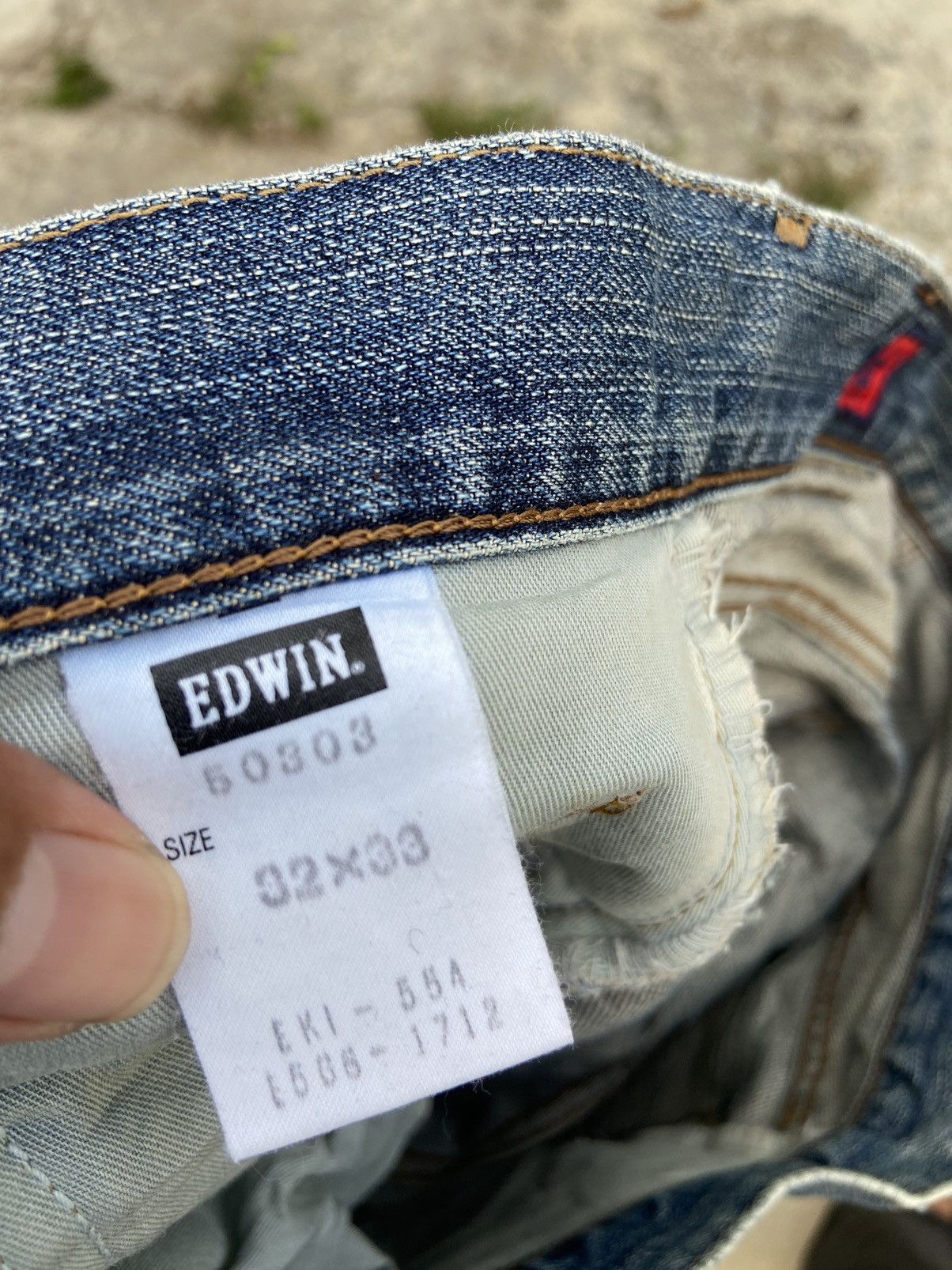 Beauty Beast Vintage Edwin Short jeans distressed if six was nine Size US 32 / EU 48 - 12 Thumbnail