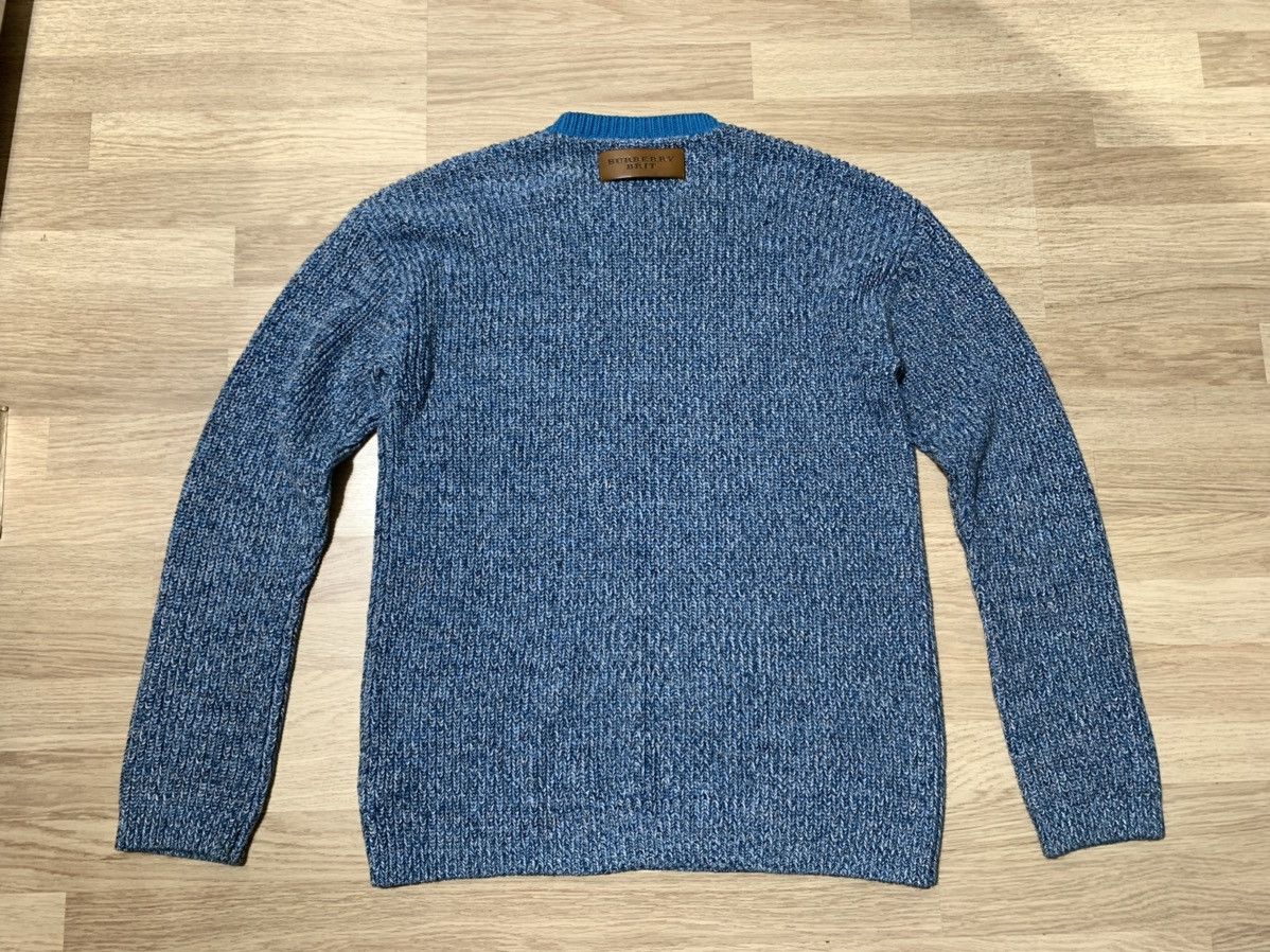 Burberry Burberry Brit knitted sweater leather back logo Size US L / EU 52-54 / 3 - 3 Thumbnail