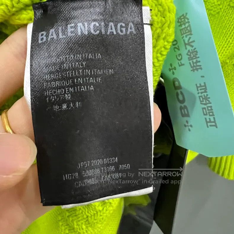 Other Balenciaga Slogan Logo Knit Sweater Size US XS / EU 42 / 0 - 4 Thumbnail