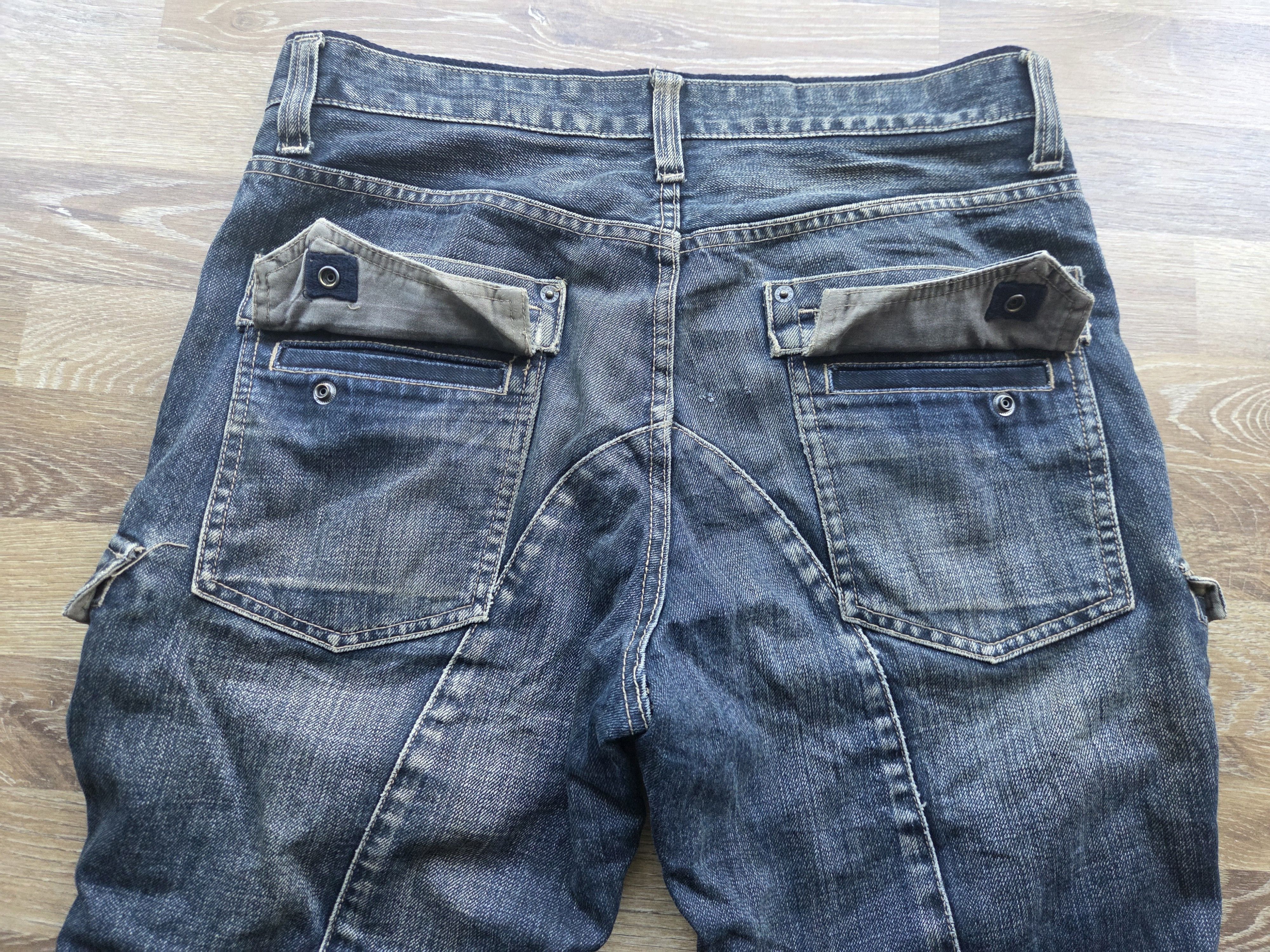 PPFM Archive Multi Zipper PPFM Distressed Biker Denim Grunge LGB Size US 34 / EU 50 - 12 Thumbnail