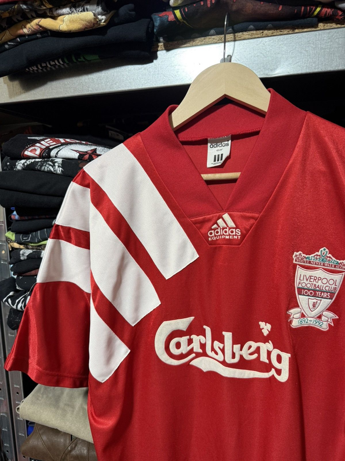 Adidas Adidas Liverpool 1992 1993 Home Soccer Jersey Size 42-44 Size US XL / EU 56 / 4 - 4 Thumbnail