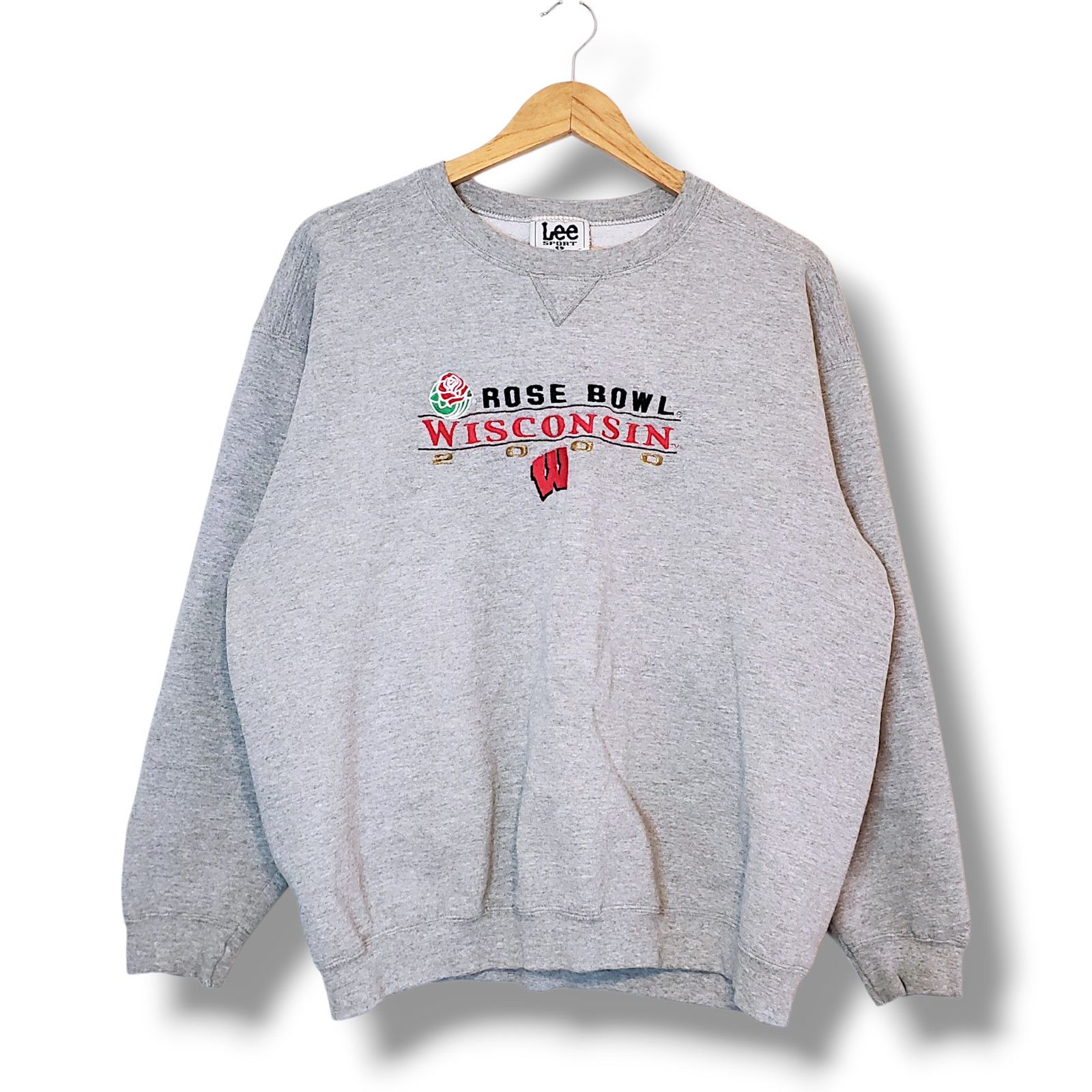 Vintage Vintage 2000 Rose Bowl Football Crewneck Sweater Gray Size L Size US L / EU 52-54 / 3 - 1 Thumbnail