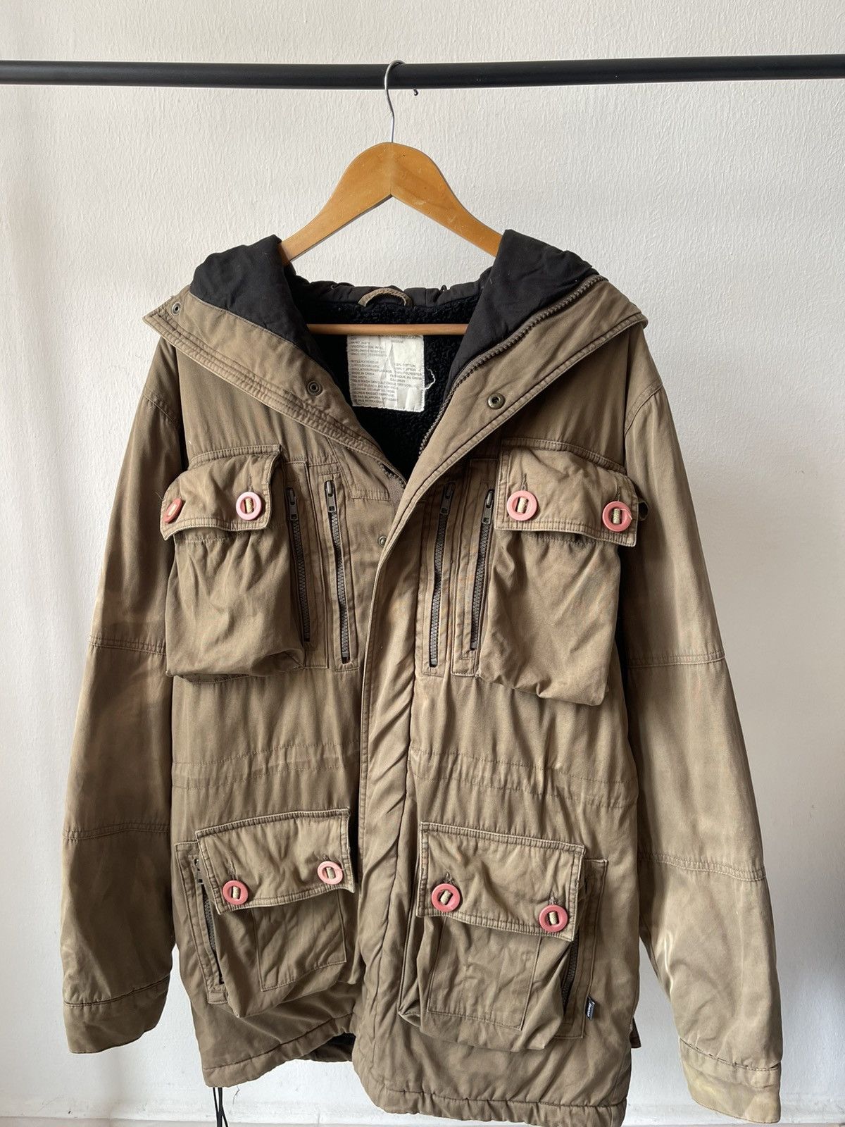 Stussy 2000s Old Stussy Multipocket Army Style Jacket #98 Size US L / EU 52-54 / 3 - 15 Thumbnail