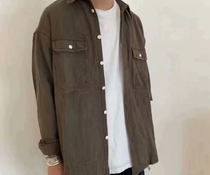 Visvim Visvim ICT Lumber Crash N.D.Mud shirt2412-Nextarrow Size US L / EU 52-54 / 3 - 6 Thumbnail