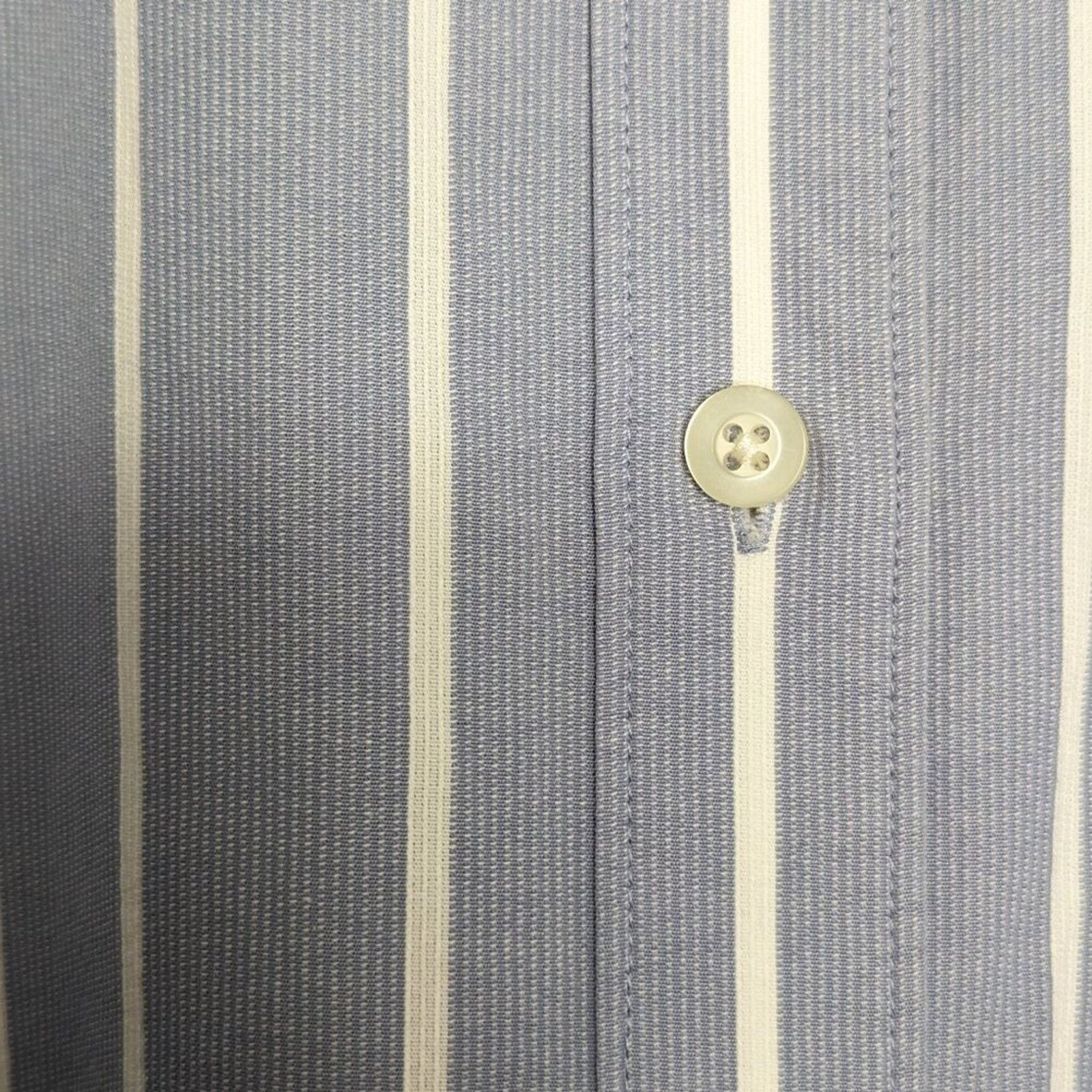 Everlane Everlane Blue White The Cotton Weave Collarless Shirtdress Size XL / US 12-14 / IT 48-50 - 6 Thumbnail