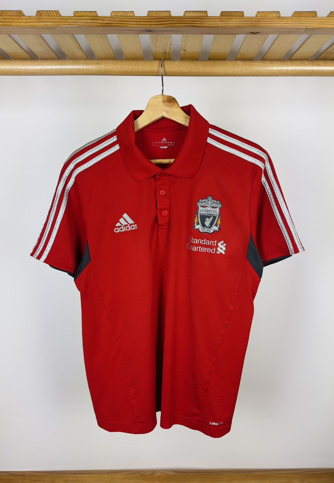 Adidas Adidas Liverpool England 2011-2012 Polos Jersey Shirt Size S Size US S / EU 44-46 / 1 - 1 Thumbnail