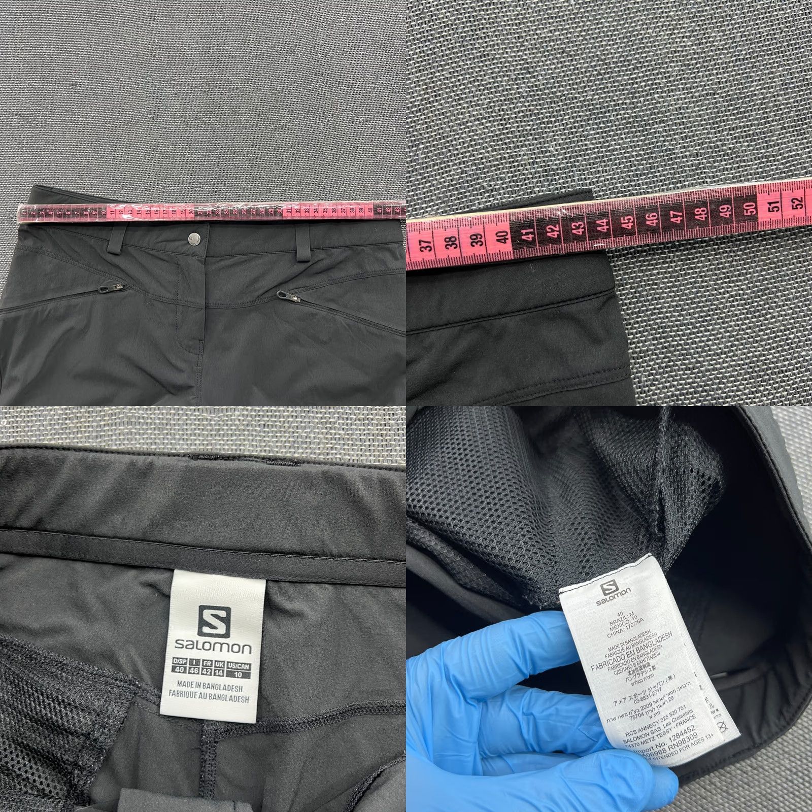 Salomon Salomon Womens Trekking Shorts Gray Size EU 44 Sport Athletic Pockets Quick Dry Stretch Softshell Hiking Size 30" / US 8 / IT 44 - 8 Thumbnail