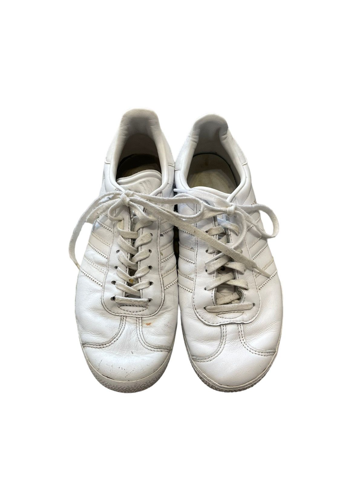 Adidas Vintage Adidas Gazelle low white sneakers Size US 6 / EU 39 - 4 Thumbnail