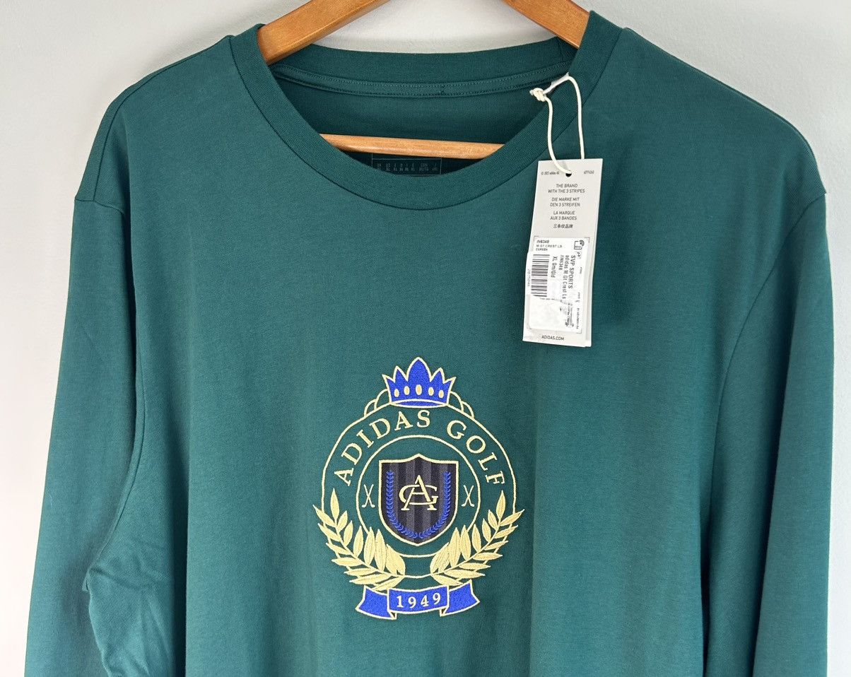 Adidas Adidas Golf Go-To Crest Embroidered LS T-Shirt Cotton XL Size US XL / EU 56 / 4 - 5 Thumbnail