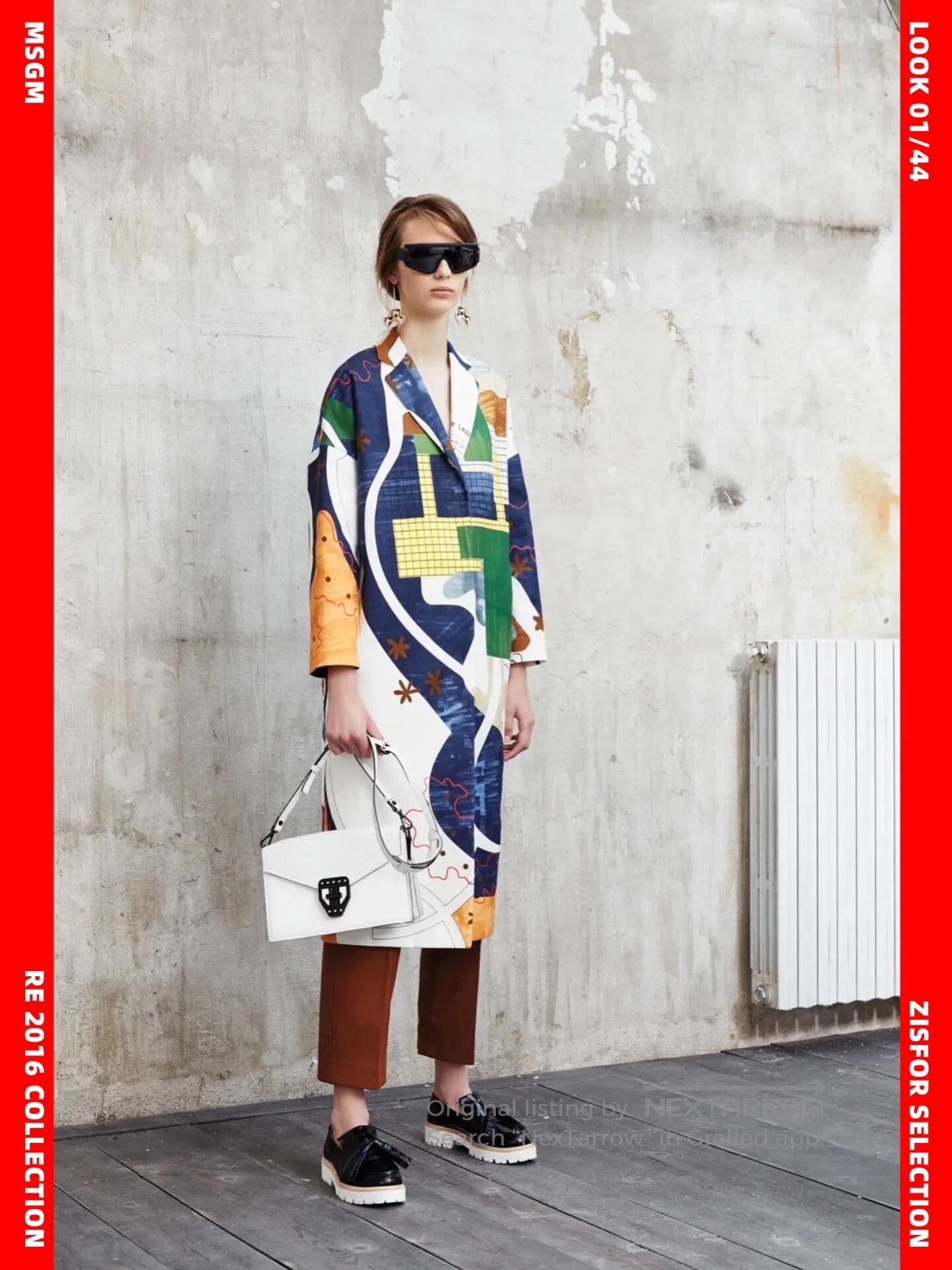 MSGM MSGM Colorful Patterned Spring Coat. Size S / US 4 / IT 40 - 1 Thumbnail