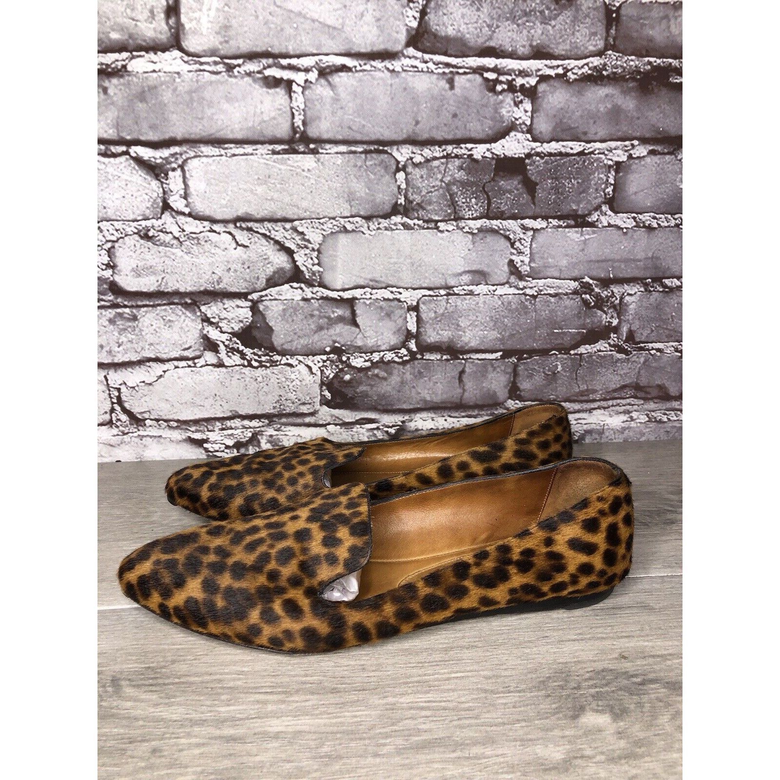 Veronica Beard VERONICA BEARD Griffin Leopard Real Calf Fur Loafers Shoes W Size US 10.5 / IT 40.5 - 11 Thumbnail