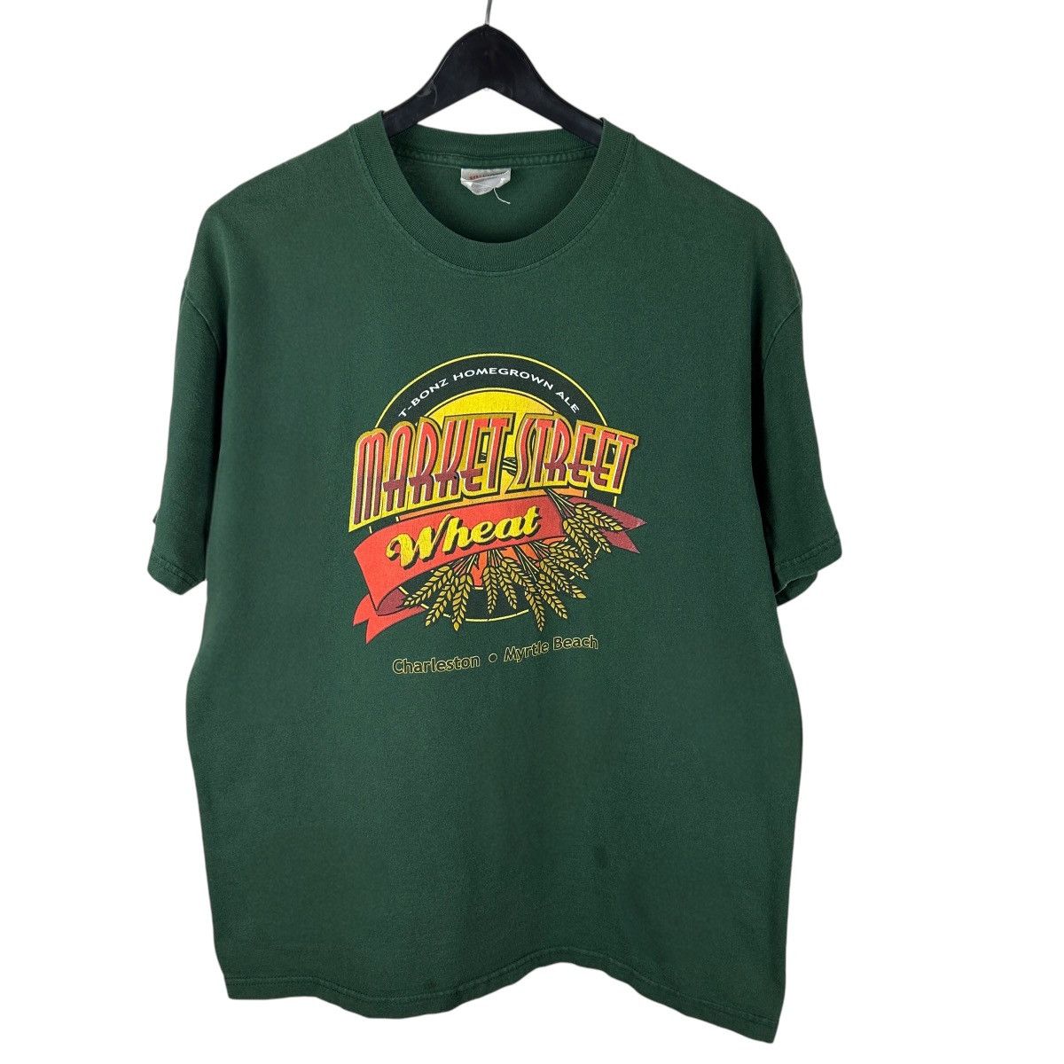 Vintage Vintage 90s Market Street Wheat Tourist Shirt Size US L / EU 52-54 / 3 - 1 Thumbnail
