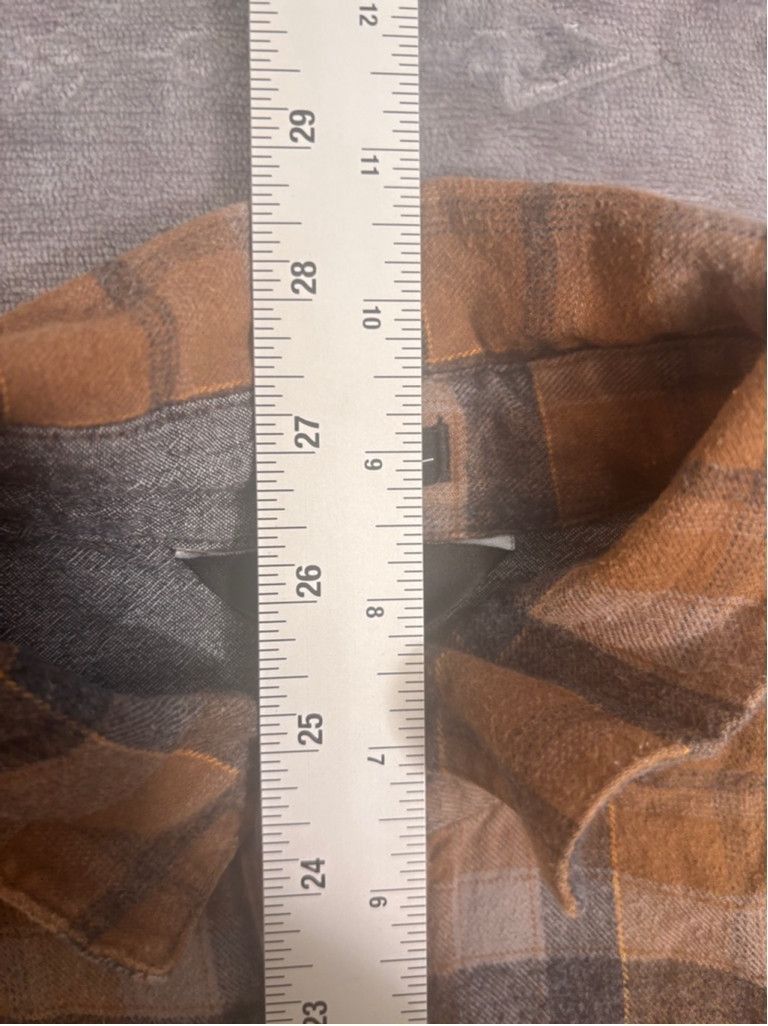 Volcom Men's Volcom Flannel Shirt Size M Brown Gray Plaid Size US M / EU 48-50 / 2 - 5 Thumbnail
