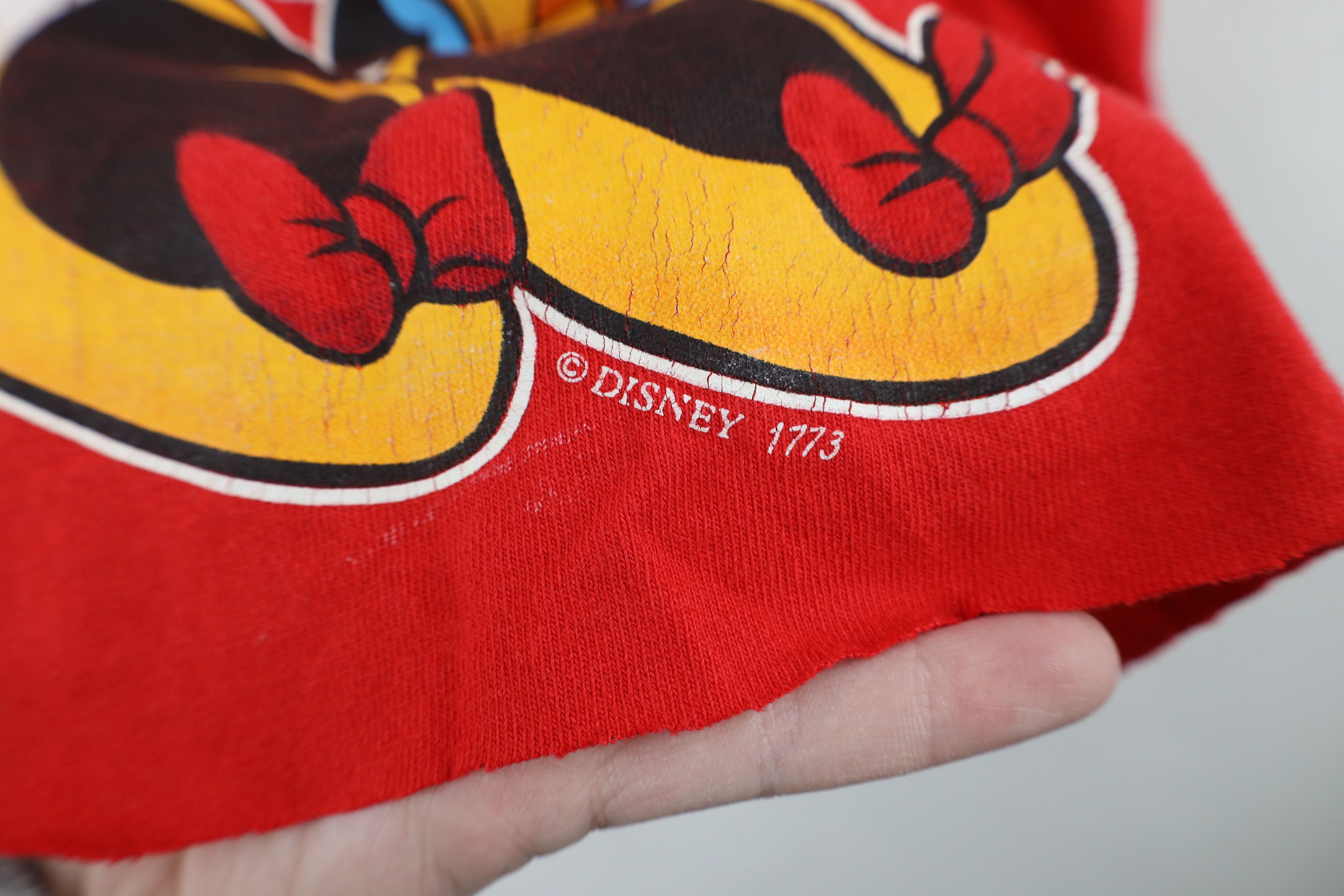 Disney Vintage 90s Disney Cut Off Mickey Minnie Mouse T-Shirt USA Size ONE SIZE - 5 Thumbnail