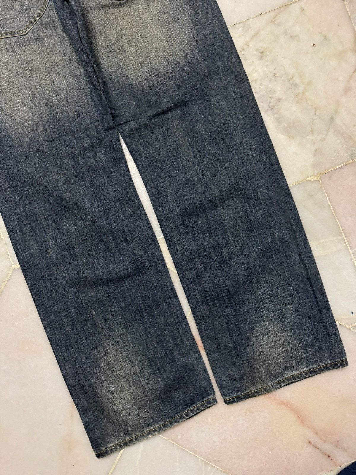 Japanese Brand 💥THRASHED💥VTG UNION MADE REALBVOICE MUDWASH DIRTY DISTRESS Size US 36 / EU 52 - 18 Thumbnail