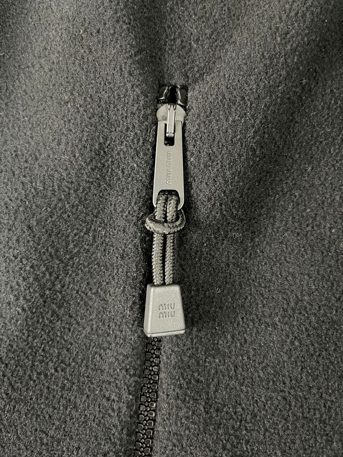 Miu Miu MIU MIU Fleece Half-Zip Jacket XS New Size US XS / EU 42 / 0 - 6 Thumbnail