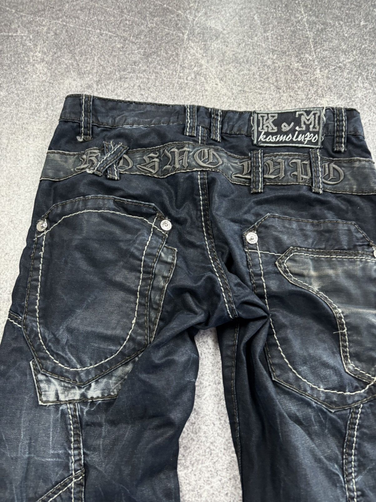 Hysteric Glamour 💥 HYSTERIC GLAMOUR BALENCIAGA STYLE JAPANESE JEANS Size US 32 / EU 48 - 6 Thumbnail