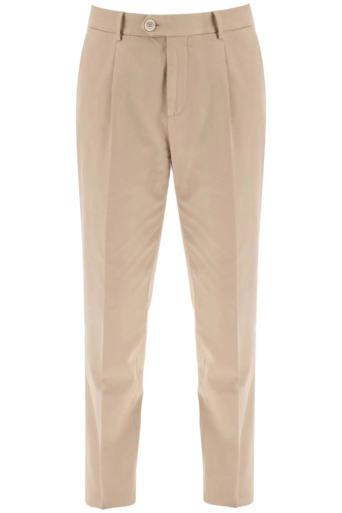 image of Brunello Cucinelli O1S22I1N0224 Chino Pant In Beige, Men's (Size 32)