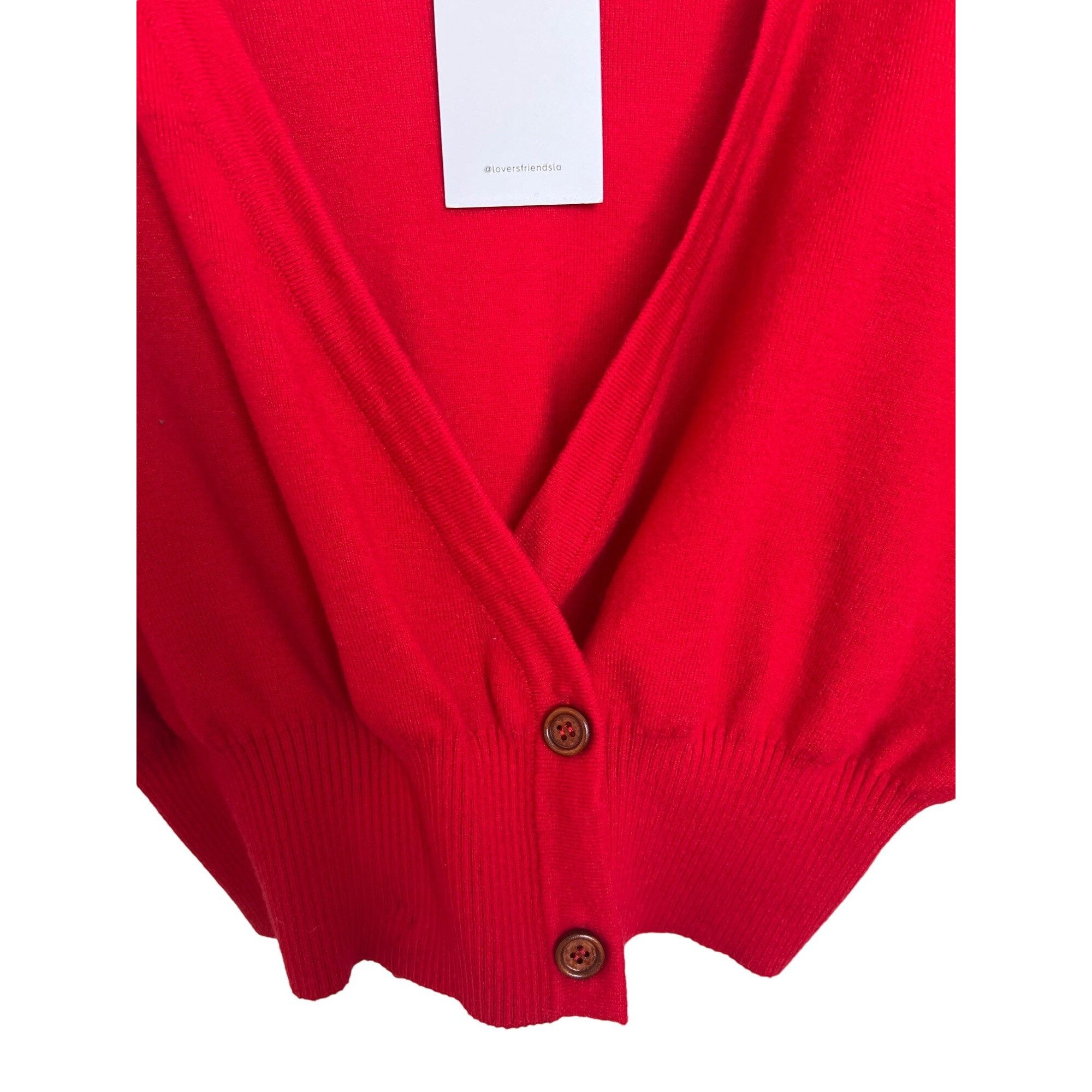 Lovers + Friends Cherry Red Alex Sweater
