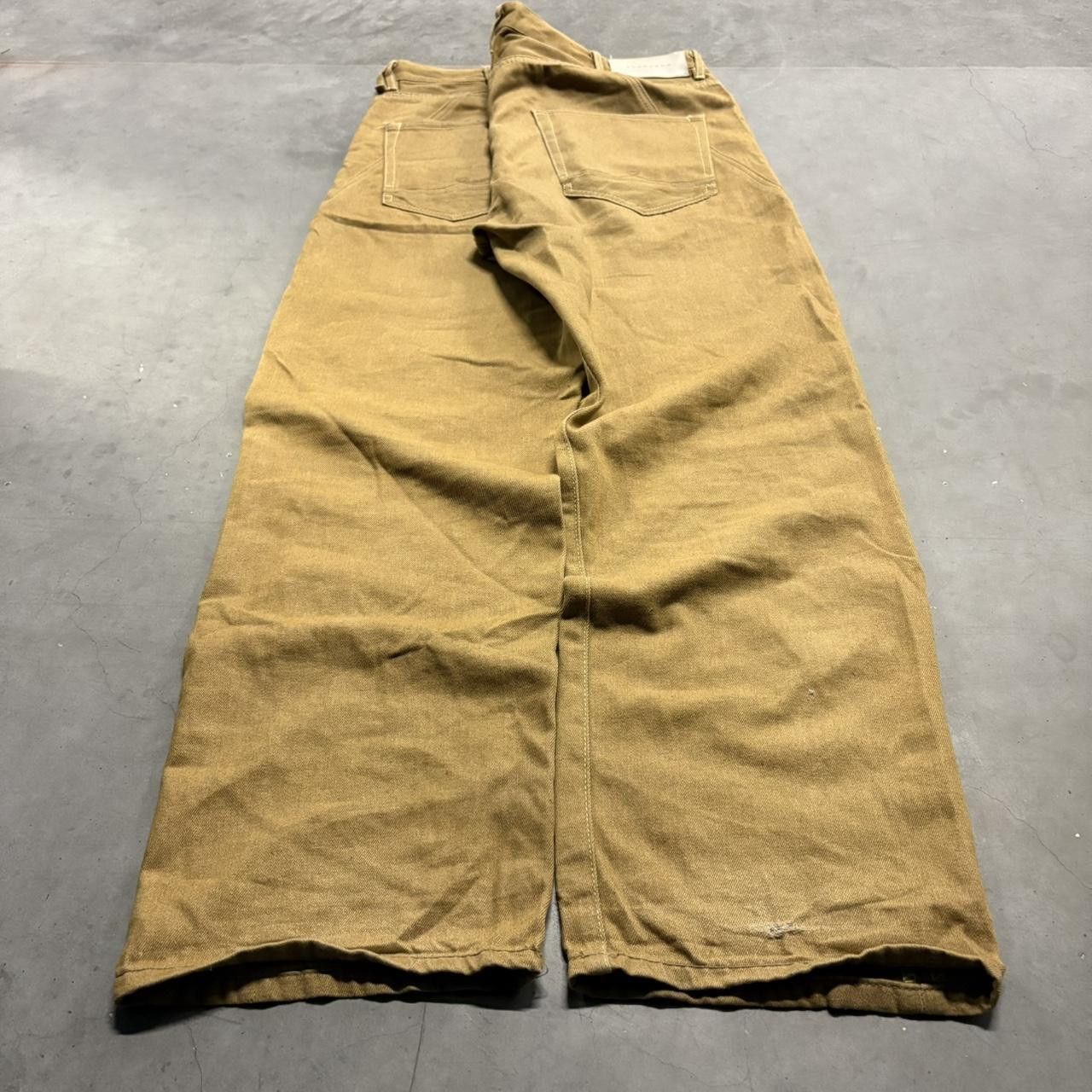 Sean John Vintage Y2K/2000s Super Baggy Wideleg Sean John Tan Denim Jeans! Size US 40 / EU 56 - 6 Thumbnail