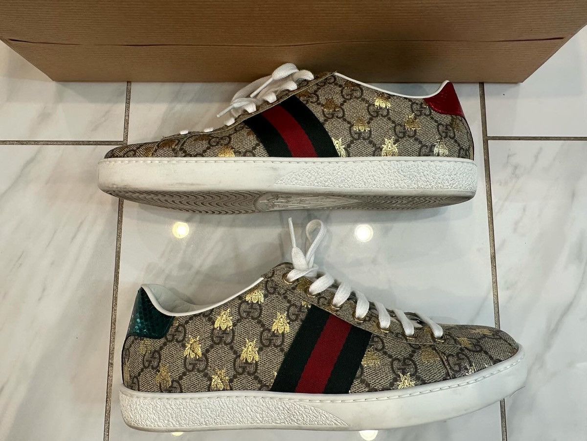 Designer × Gucci Gucci Bee Sneakers Size US 8 / IT 38 - 4 Thumbnail