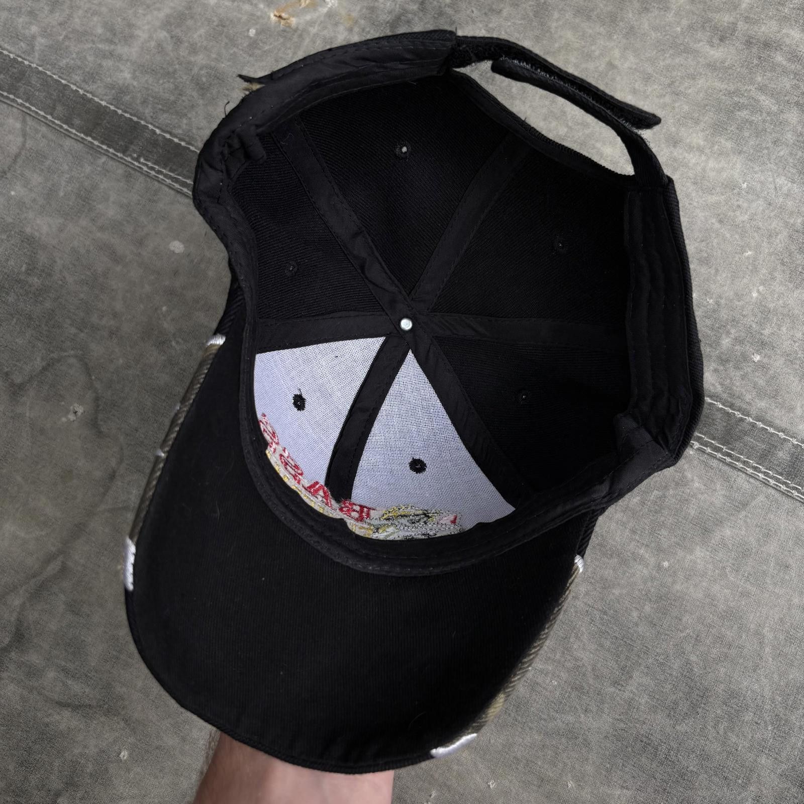 Vintage Vintage Y2K Bass Fisherman Embroidered Flames Grunge Hat Size ONE SIZE - 3 Thumbnail