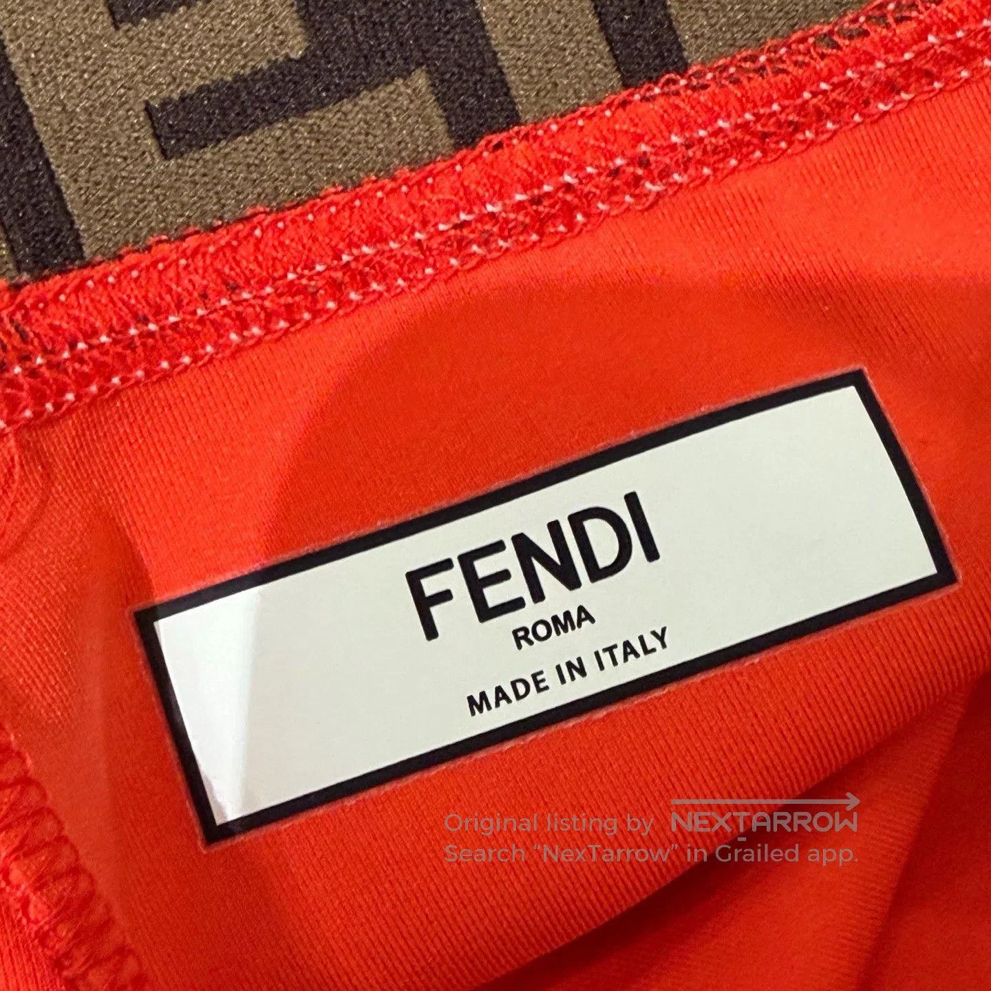 Fendi Fendi Logo Print Casual Shorts. Size 35" - 4 Thumbnail