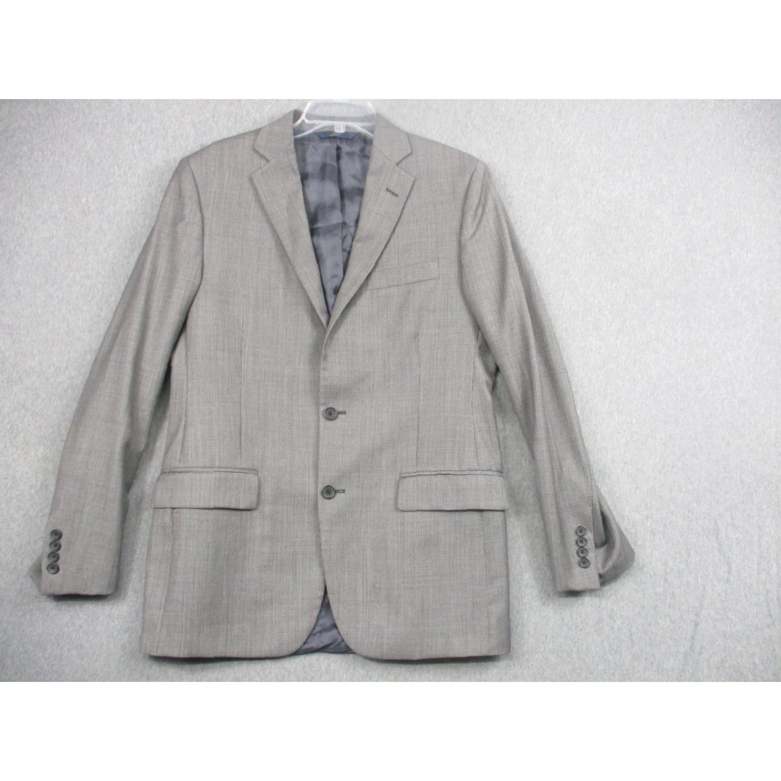 Brooks Brothers Brooks Brothers Blazer Mens 40L Gray Check 346 Fitzgerald Fit Wool Suit Jacket Size 40R - 2 Thumbnail