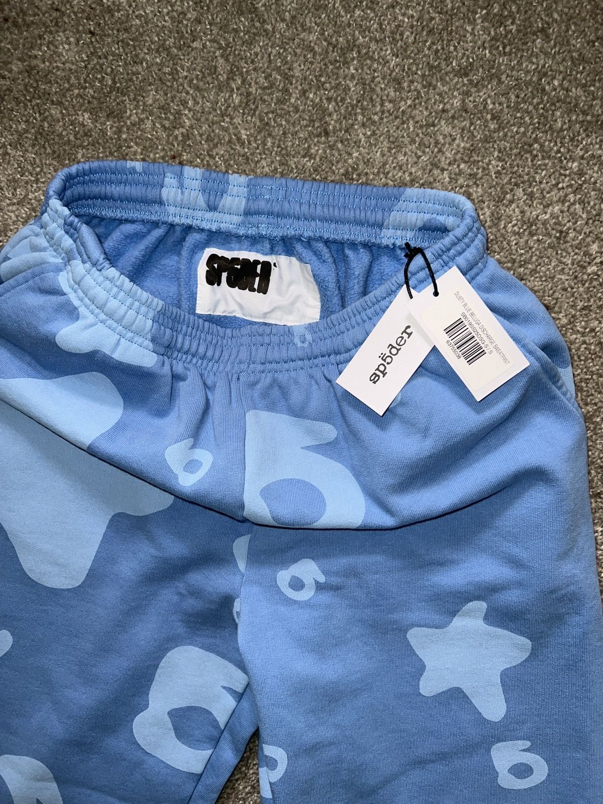 Sp5der × Spyder × Young Thug Dusty blue beluga sp5der sweatpants Size US 30 / EU 46 - 4 Thumbnail